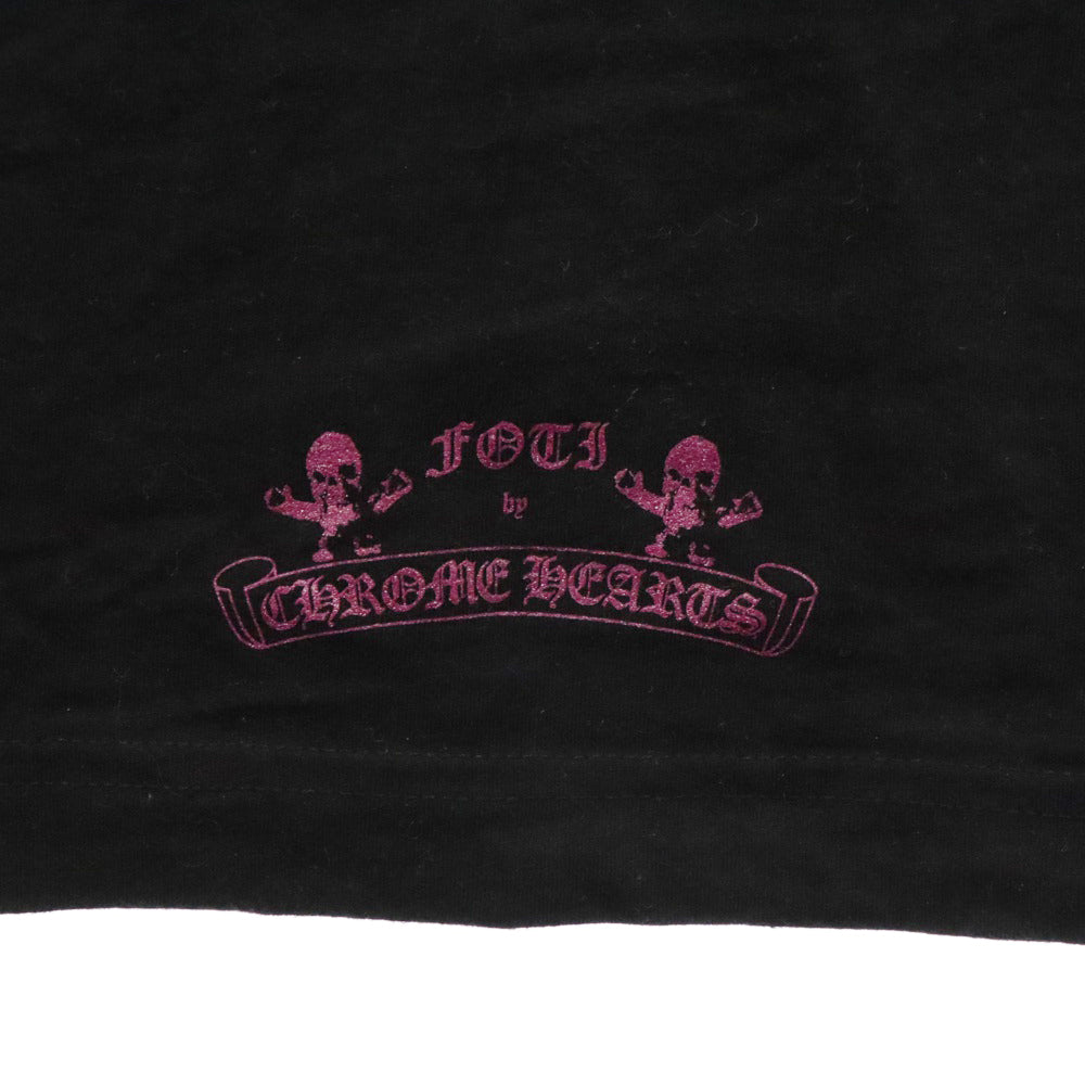 CHROME HEARTS(クロムハーツ) FOTI S/S TEE フォティ フロントフォトプリント 半袖カットソー Tシャツ ブラック