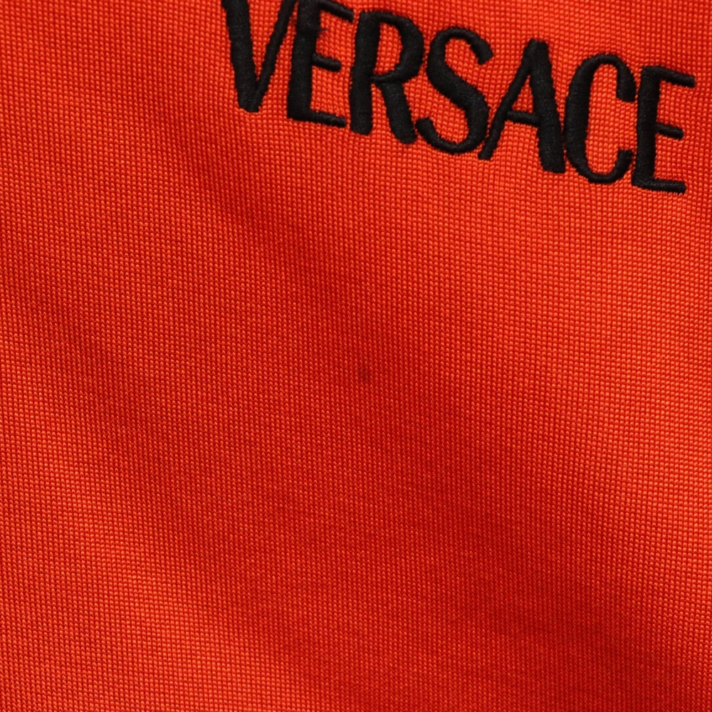 VERSACE(ヴェルサーチ) グラフィック プリント ボンバージャケット ジップアップブルゾン オレンジ