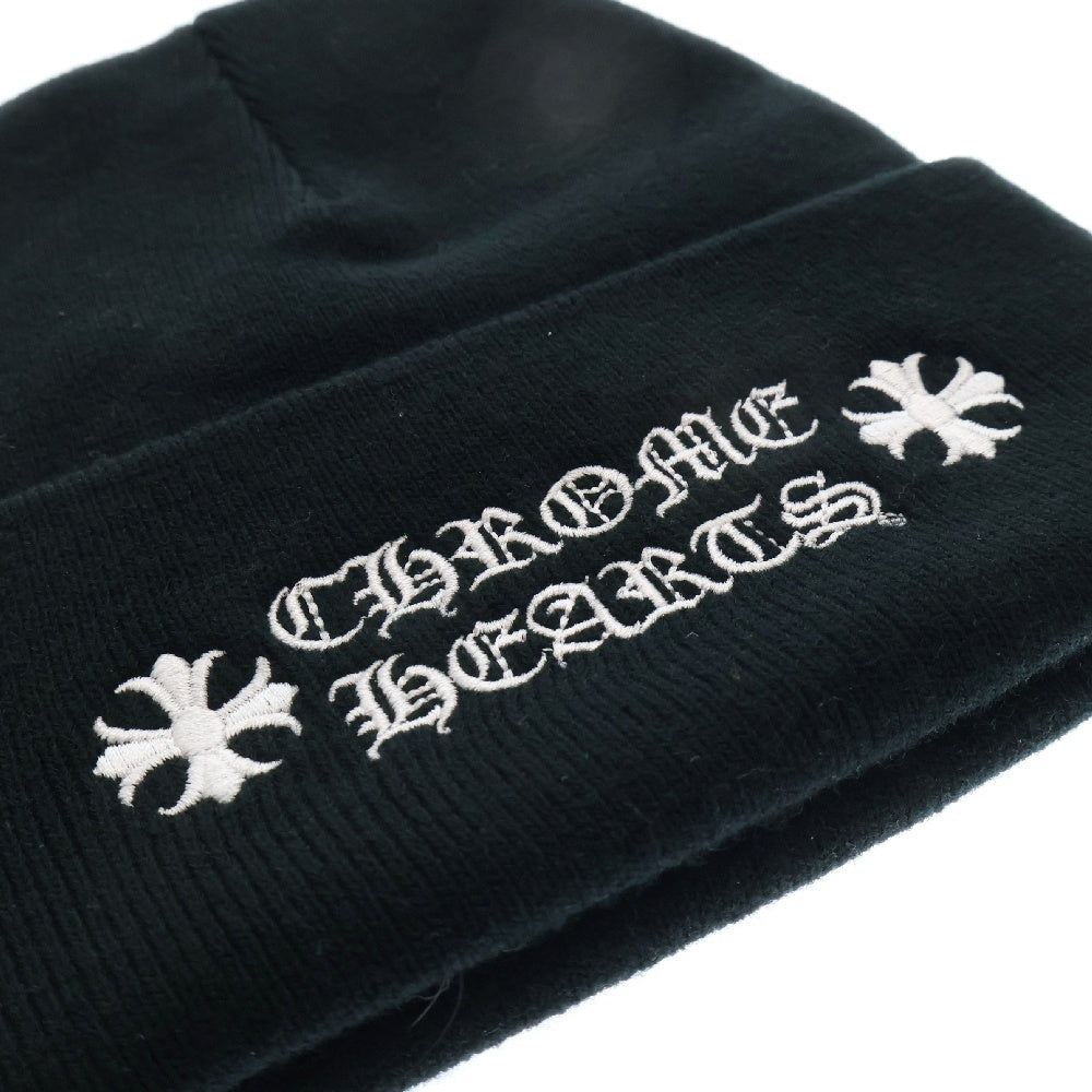 CHROME HEARTS(クロムハーツ) WATCH CAP ワッチキャップ ロゴ刺繍ビーニー ニットキャップ 帽子