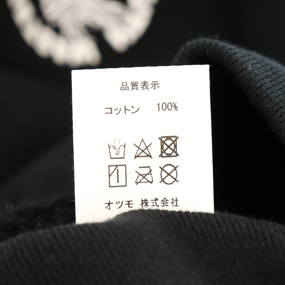 WASTED YOUTH(ウェイステッドユース) 24SS デザインプリント プルオーバーパーカー ブラック