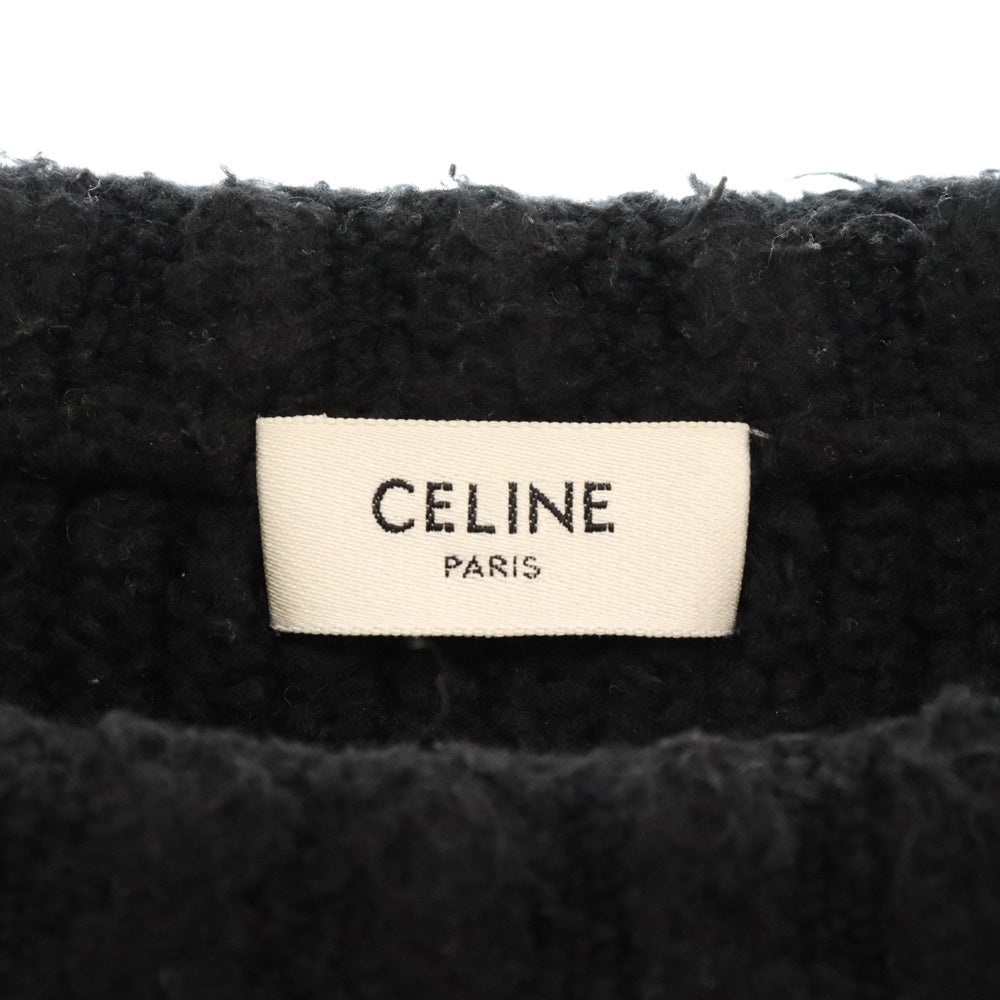 CELINE(セリーヌ) オーバーサイズブラッシュドコットンセーター 2A32P1180 ブラック
