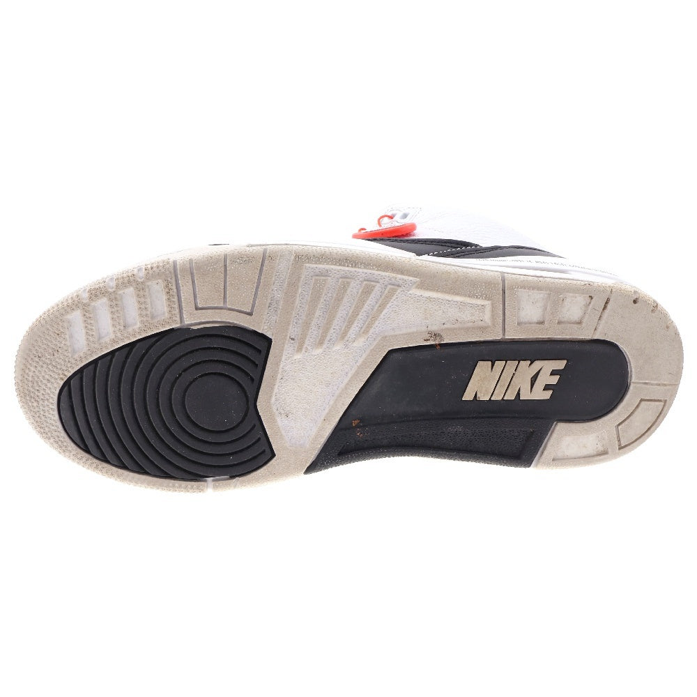 NIKE(ナイキ) ×fragment design AIR JORDAN3 RETRO SP DA3595-100 フラグメントデザイン エアジョーダン3 ミッドカットスニーカー ホワイト/ブラック US7/25cm
