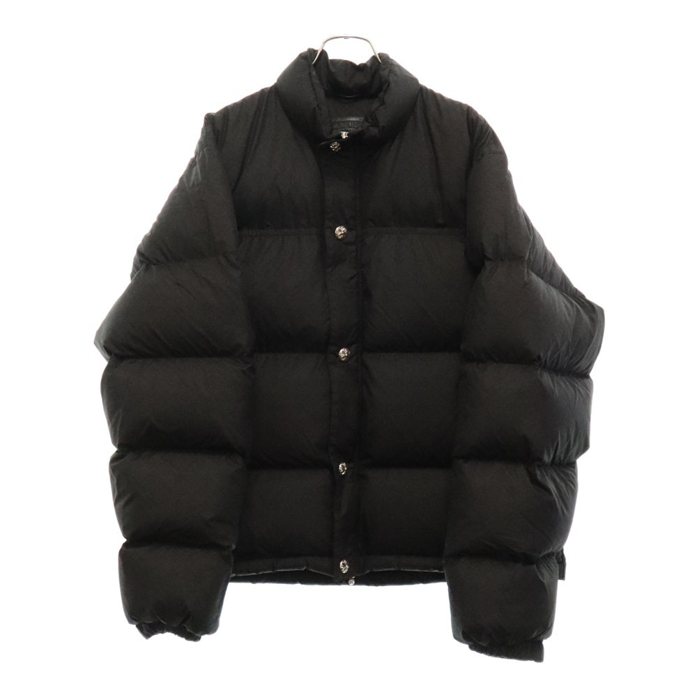 CHROME HEARTS(クロムハーツ) STIFF V2 FBRC CHプラス 総柄クロスボールボタン ダウンジャケット ブラック(国内レシート付き)