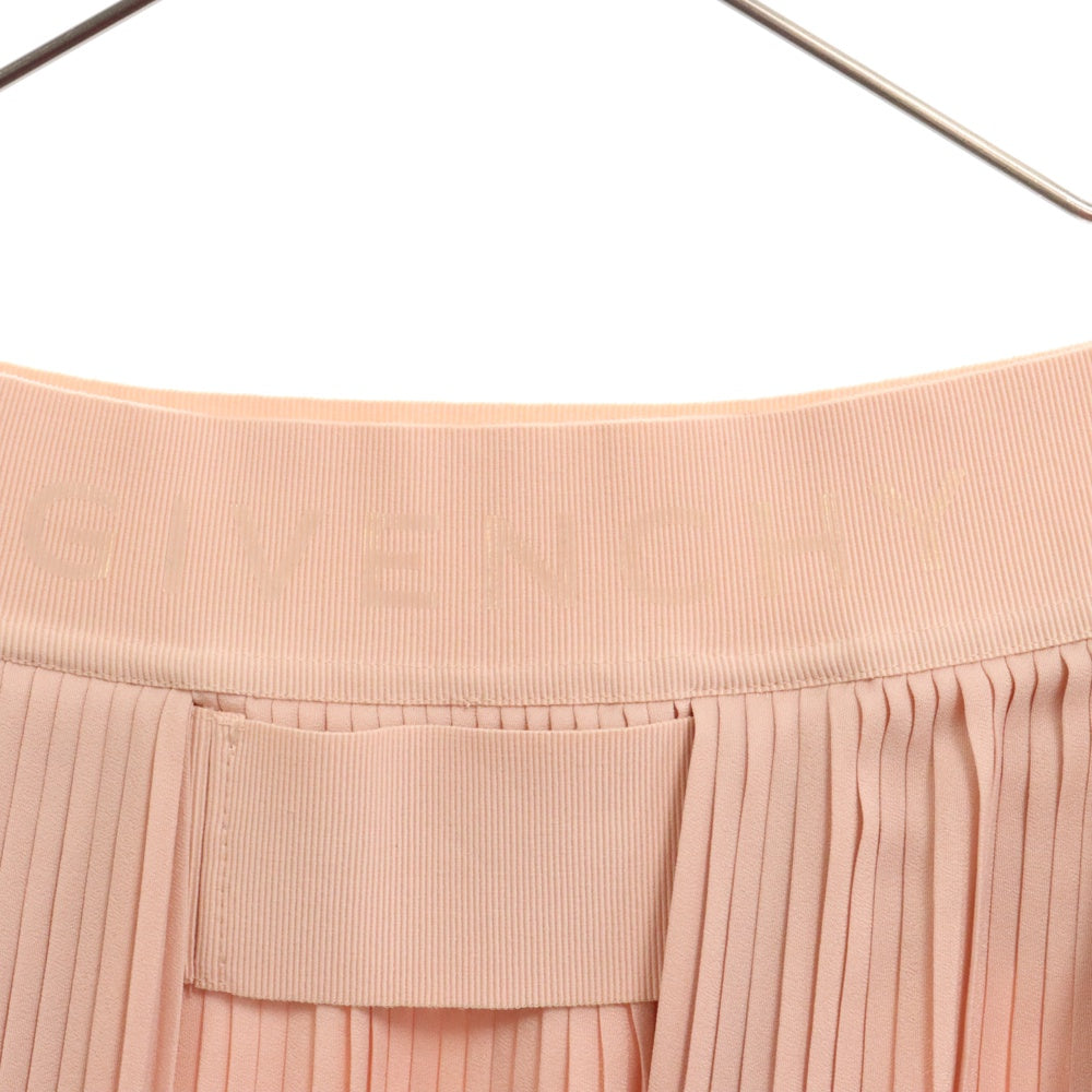 GIVENCHY(ジバンシィ) ロゴ アシンメトリー プリーツスカート レディース BW40HN13CQ ピンク