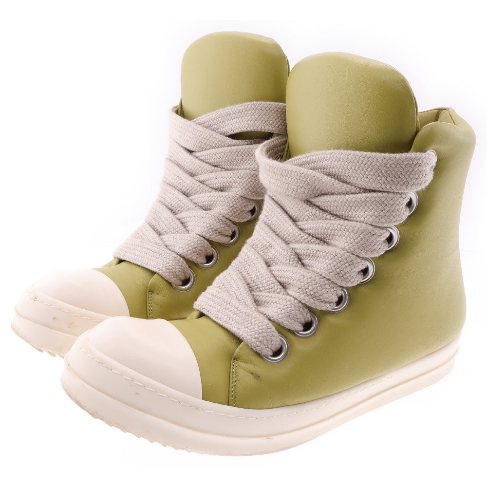 Rick Owens(リックオウエンス) JUMBO LACE PADDED SNEAKERS RU02C7892LLPW2 ジャンボーレース ハイカットスニーカー グリーン