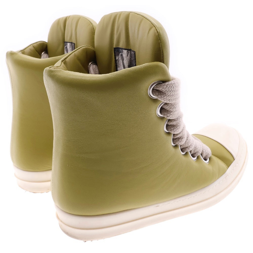 Rick Owens(リックオウエンス) JUMBO LACE PADDED SNEAKERS RU02C7892LLPW2 ジャンボーレース ハイカットスニーカー グリーン