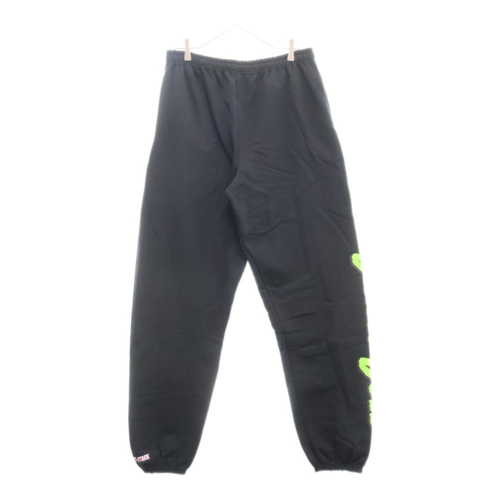 Deadly Doll(デッドリードール) Watermelon Sweatpants ロゴプリントスウェットパンツ ブラック