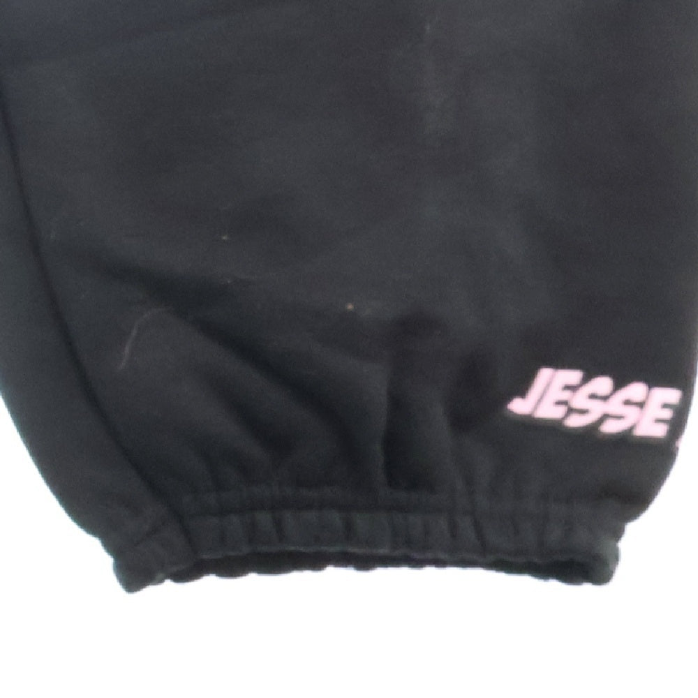 Deadly Doll(デッドリードール) Watermelon Sweatpants ロゴプリントスウェットパンツ ブラック