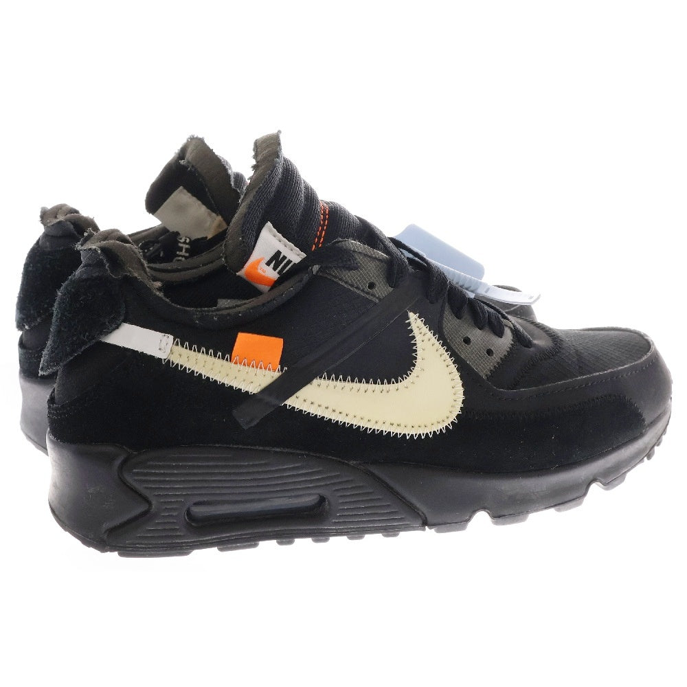 NIKE(ナイキ) ×OFF-WHITE THE 10 AIR MAX 90 オフホワイト ザテン エアマックス ローカットスニーカー ブラック US6.5/24.5cm AA7293-001