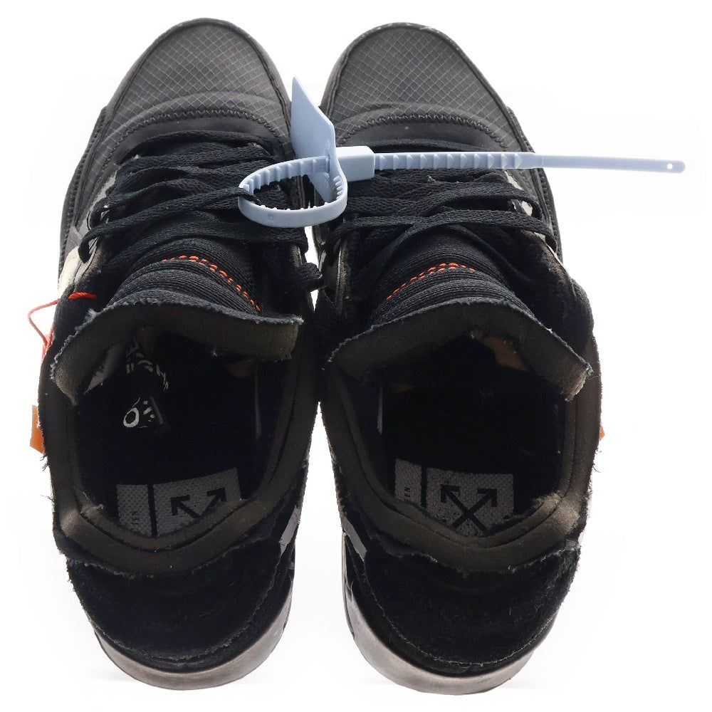 NIKE(ナイキ) ×OFF-WHITE THE 10 AIR MAX 90 オフホワイト ザテン エアマックス ローカットスニーカー ブラック US6.5/24.5cm AA7293-001