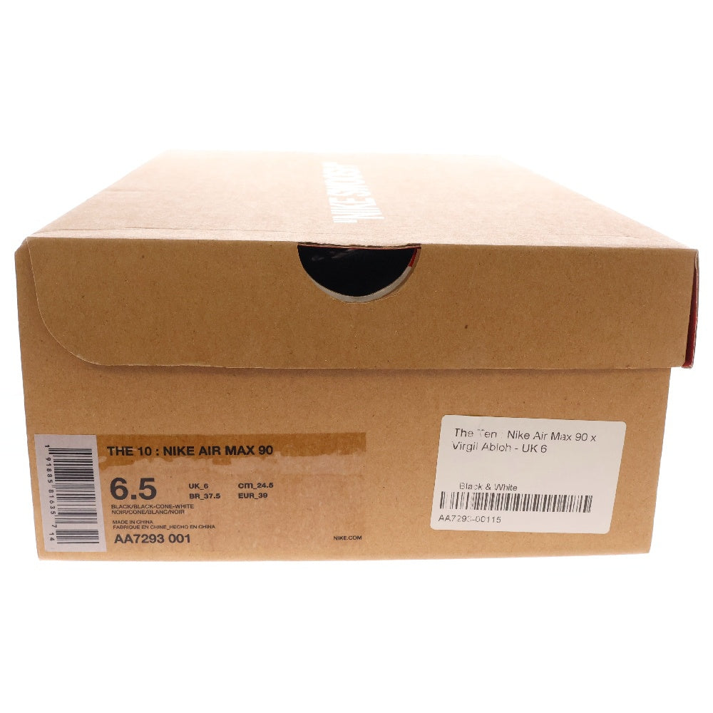 NIKE(ナイキ) ×OFF-WHITE THE 10 AIR MAX 90 オフホワイト ザテン エアマックス ローカットスニーカー ブラック US6.5/24.5cm AA7293-001