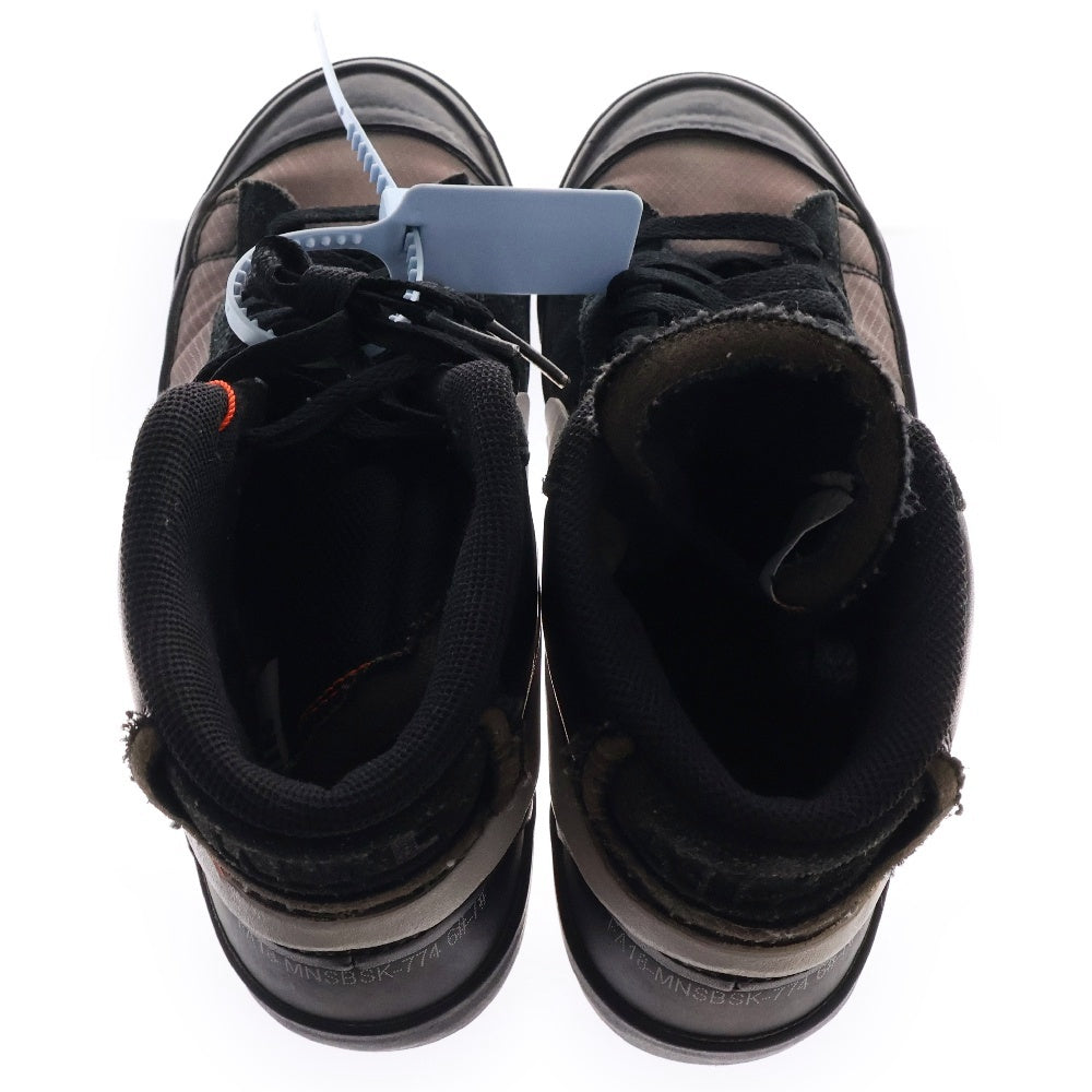NIKE(ナイキ) ×OFF-WHITE BLAZER STUDIO MID GRIM REAPER ブレーザースタジオ ミッドグリムリーパー ミッドカットスニーカー ブラック US7/25cm AA3832-001