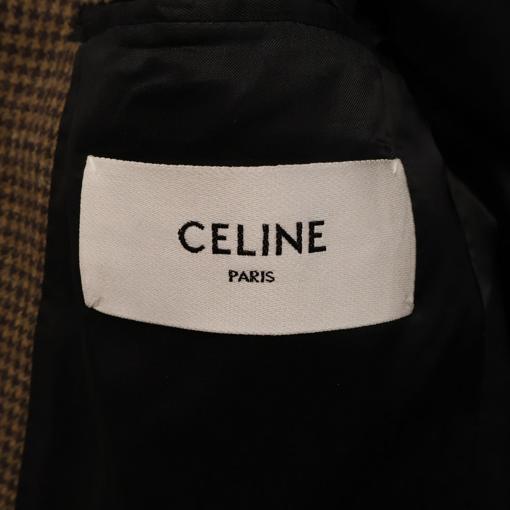 CELINE(セリーヌ) カシミヤフランネル テーラードジャケット ブラウン 2V20J367V