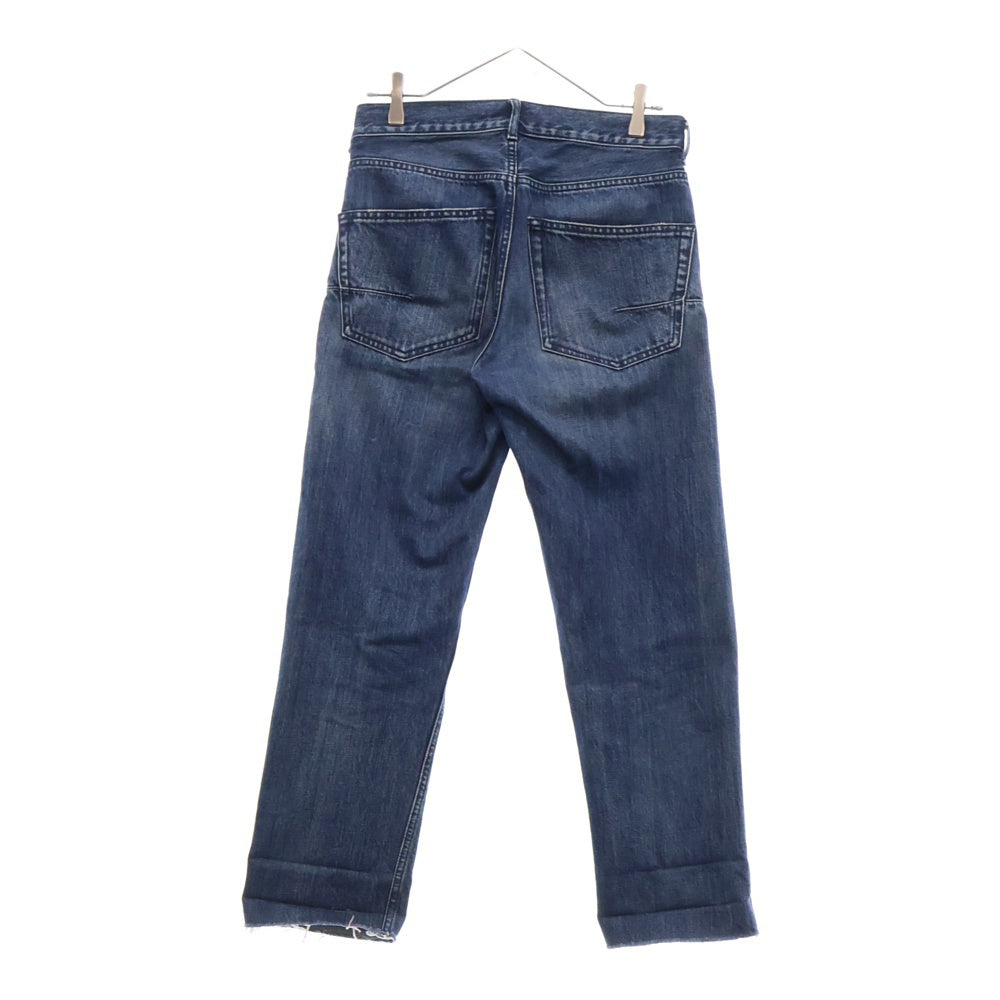 Christian Dior(クリスチャンディオール) カットオフボーイズデニムパンツ セルビッジロゴ入り インディゴ 912P01A3319