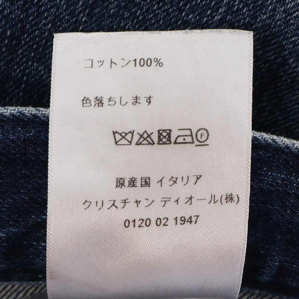 Christian Dior(クリスチャンディオール) カットオフボーイズデニムパンツ セルビッジロゴ入り インディゴ 912P01A3319