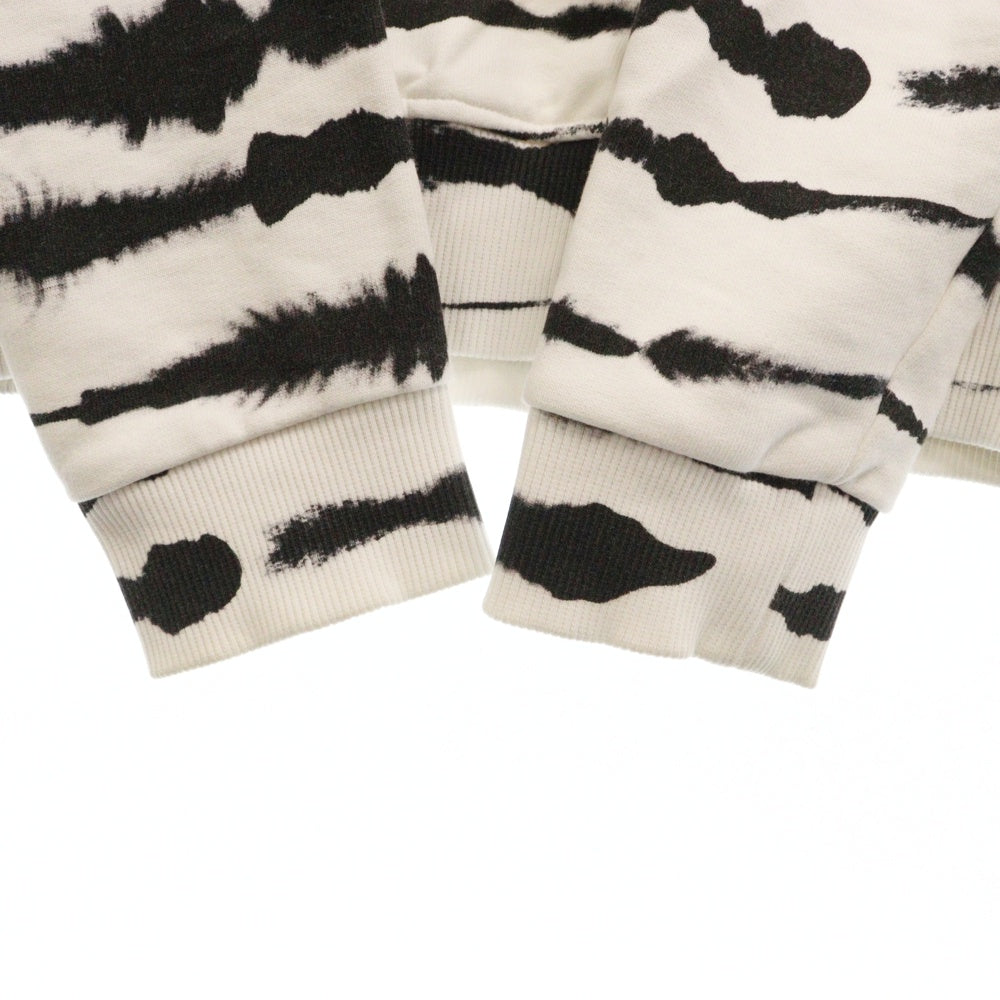 BURBERRY(バーバリー) 20AW Abstract Print Hoodie 総柄 プリント プルオーバーパーカー ホワイト 4563797