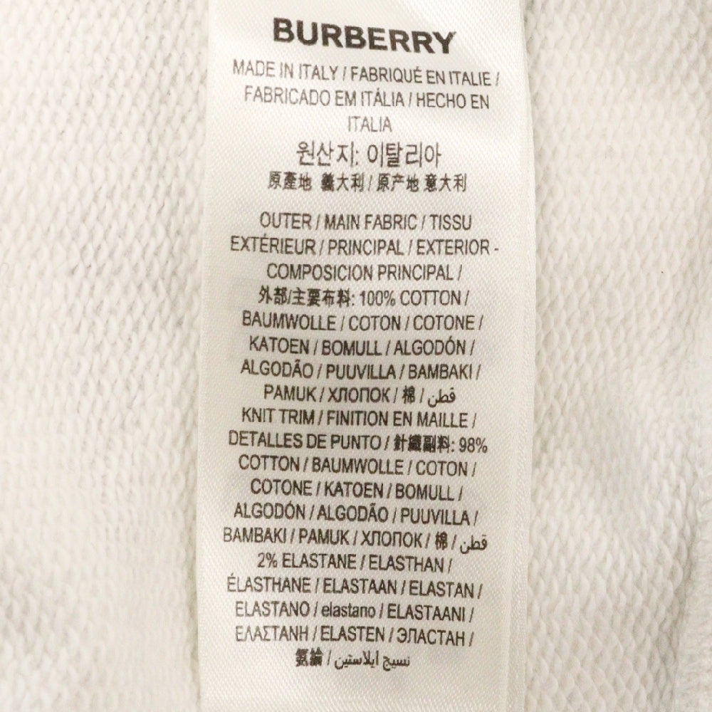 BURBERRY(バーバリー) 20AW Abstract Print Hoodie 総柄 プリント プルオーバーパーカー ホワイト 4563797