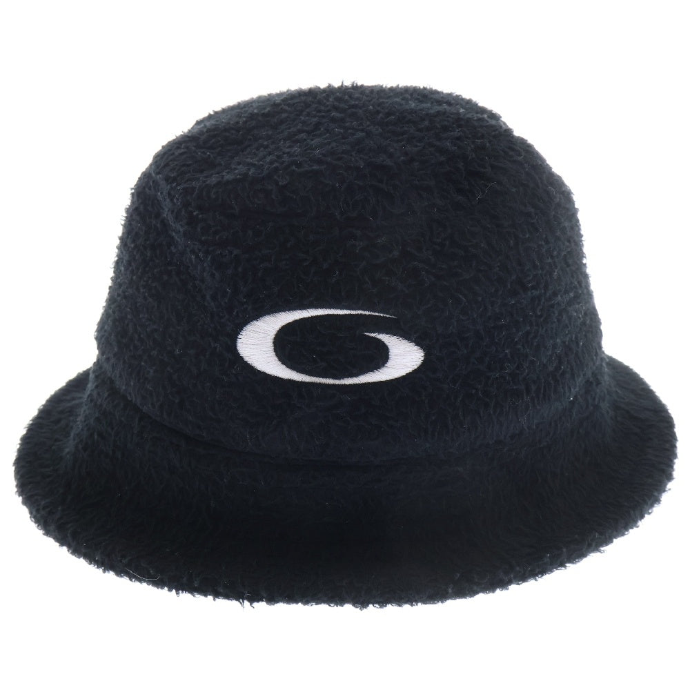 BALENCIAGA(バレンシアガ) 24AW Fleece Bucket Hat ロゴ刺繍 フリース バケットハット ブラック 808397 4E7B3