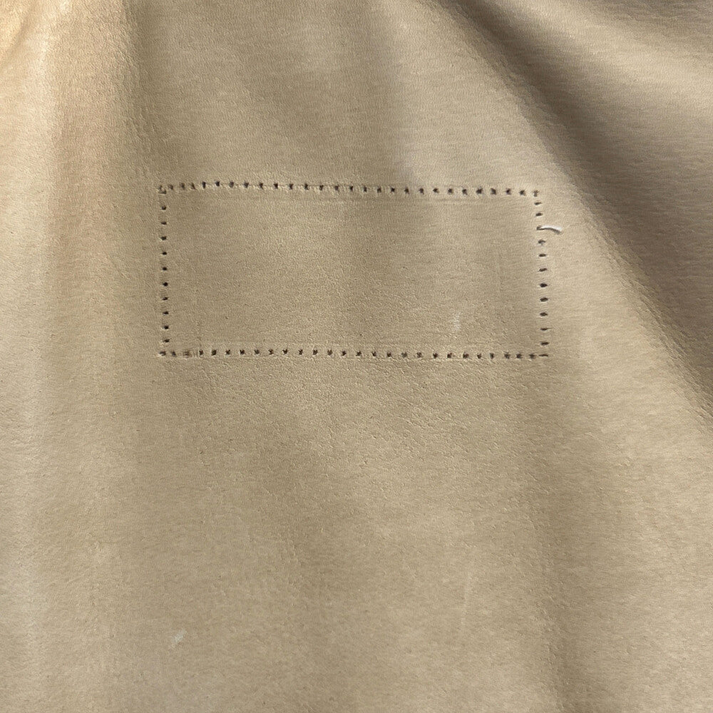 HERMES(エルメス) RENNE REINDEERSKIN RENO JACKET レインディアスキン 襟取り外し可能 スウェードジャケット ブラウン