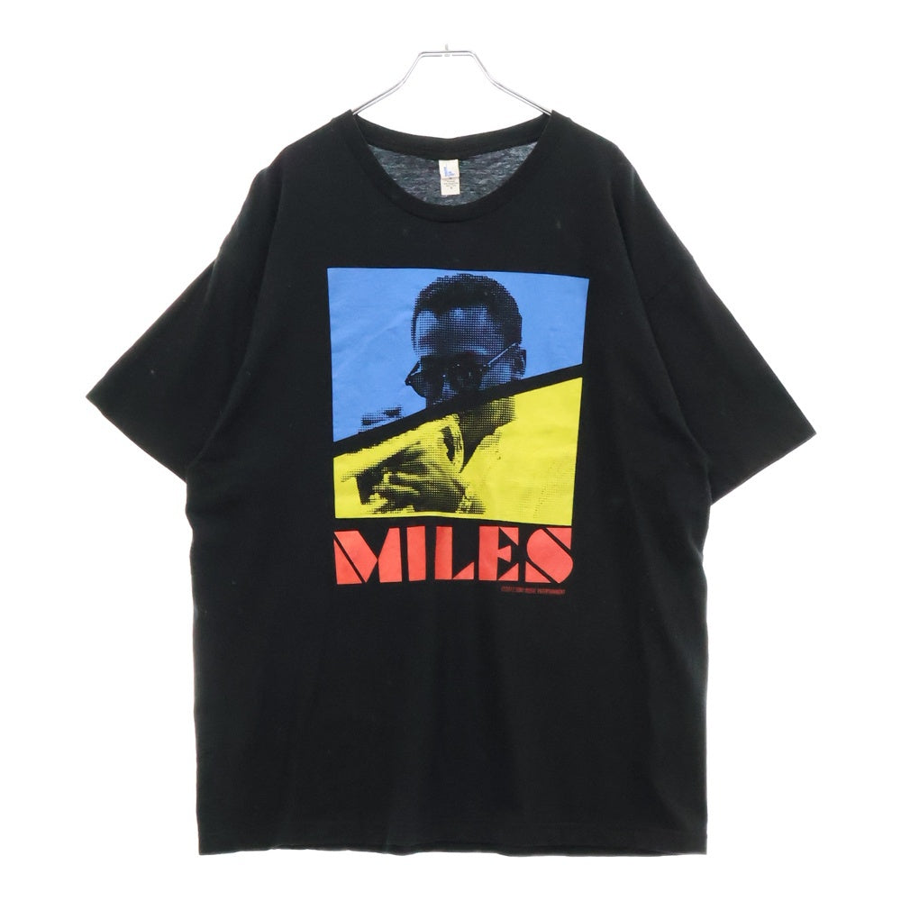 VINTAGE(ヴィンテージ) 10s MILES DAVIS マイルスデイビス プリント 半袖Tシャツ ブラック