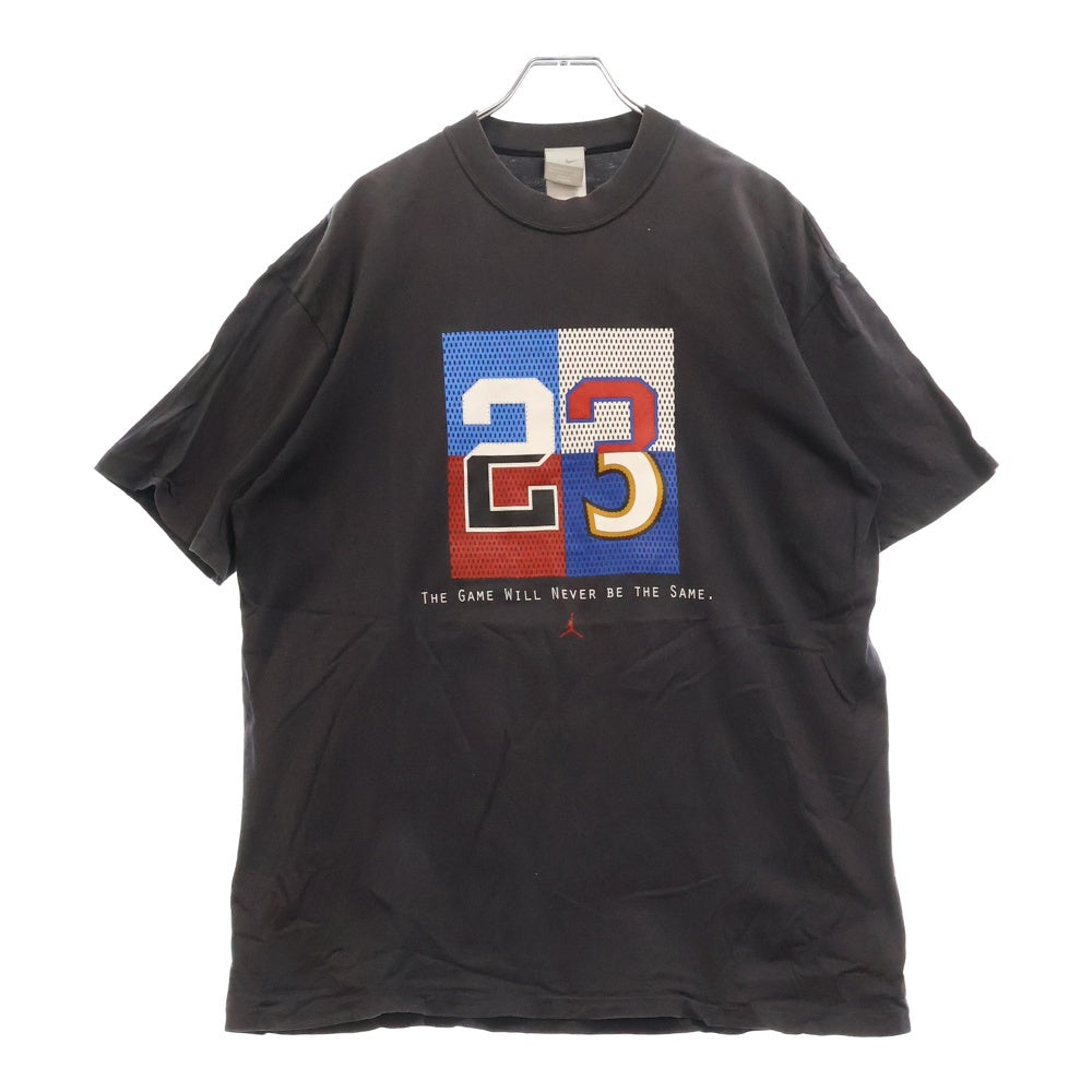 NIKE(ナイキ) 90s NBA Michael Jordan プリント クルーネック 半袖Tシャツ ブラック