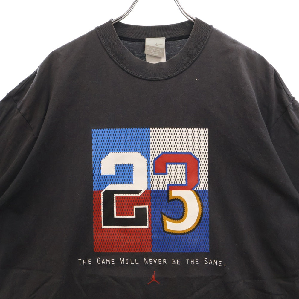 NIKE(ナイキ) 90s NBA Michael Jordan プリント クルーネック 半袖Tシャツ ブラック
