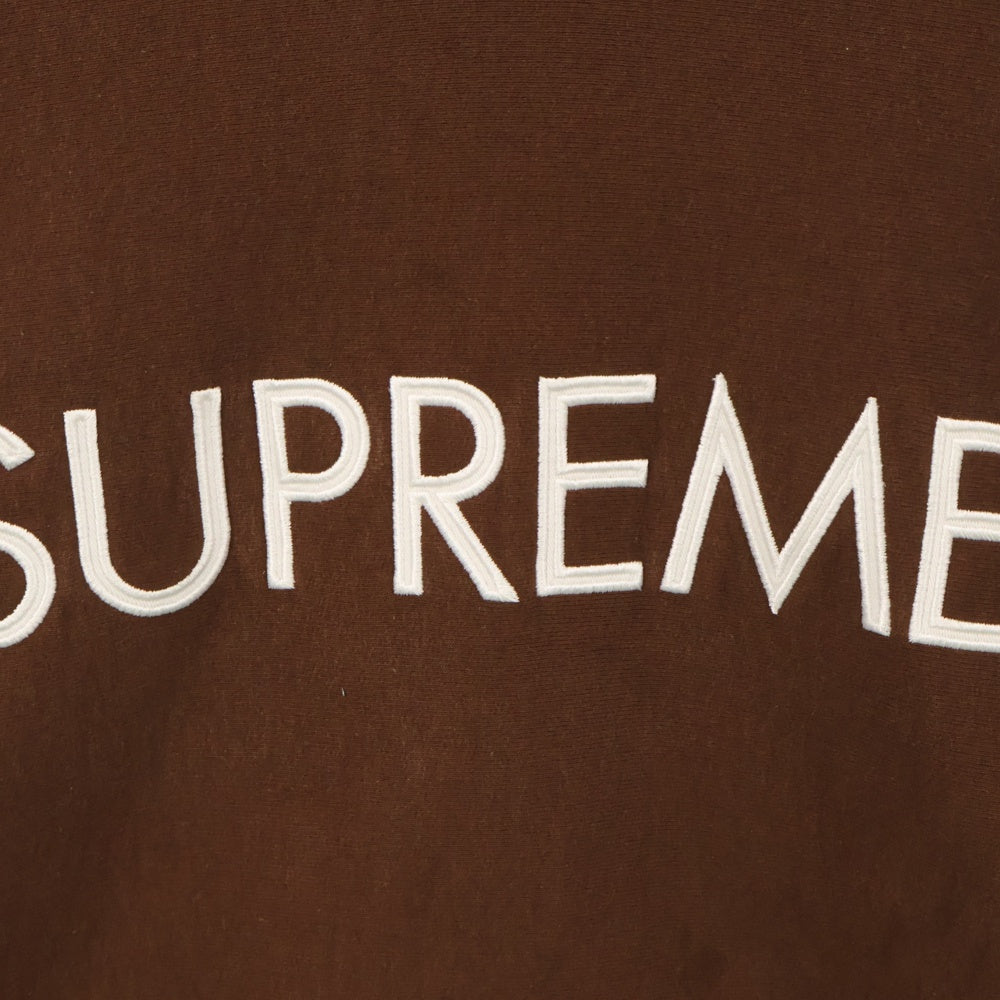 SUPREME(シュプリーム) 22AW Capital Hooded Sweatshirt キャピタル フーデッド スウェットシャツ プルオーバーパーカー ブラウン