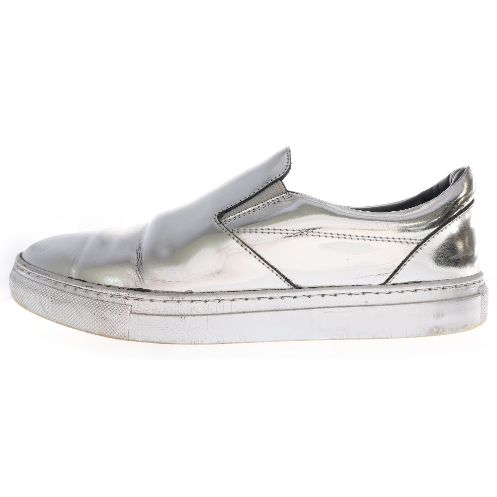 BALENCIAGA(バレンシアガ) エナメル ローカットスニーカー スリッポン シルバー レディース 433299