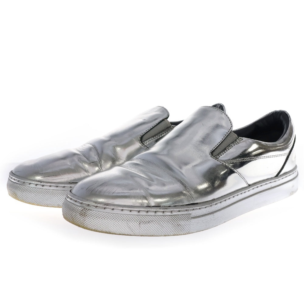 BALENCIAGA(バレンシアガ) エナメル ローカットスニーカー スリッポン シルバー レディース 433299