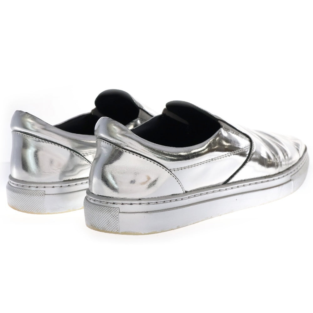 BALENCIAGA(バレンシアガ) エナメル ローカットスニーカー スリッポン シルバー レディース 433299