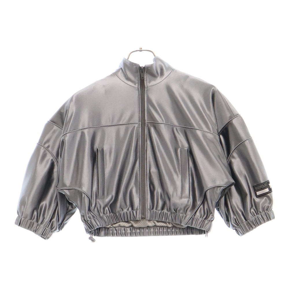 ALEXANDER WANG(アレキサンダーワン) BOMBER JACKET レディース ボンバージャケット シルバー 4CC3242090
