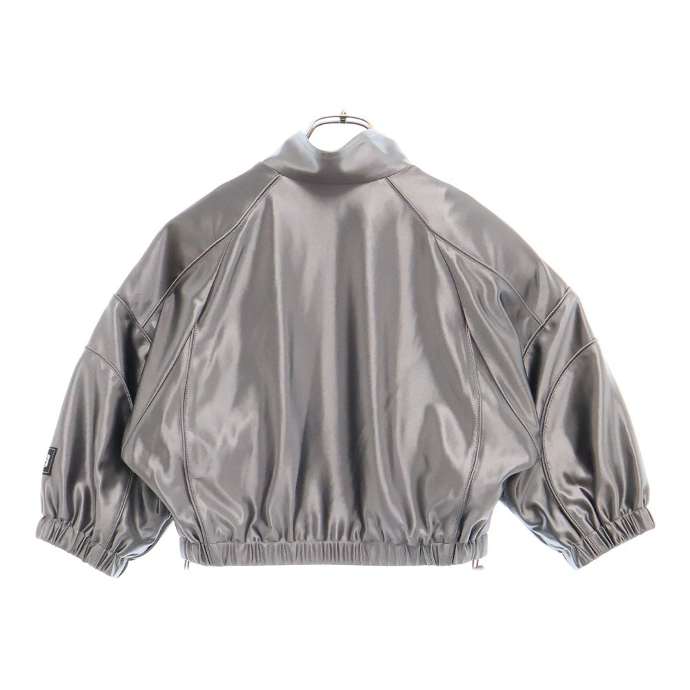 ALEXANDER WANG(アレキサンダーワン) BOMBER JACKET レディース ボンバージャケット シルバー 4CC3242090