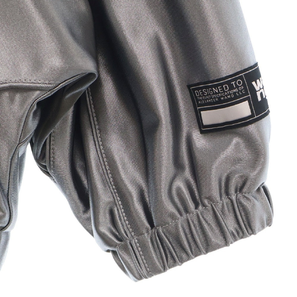 ALEXANDER WANG(アレキサンダーワン) BOMBER JACKET レディース ボンバージャケット シルバー 4CC3242090