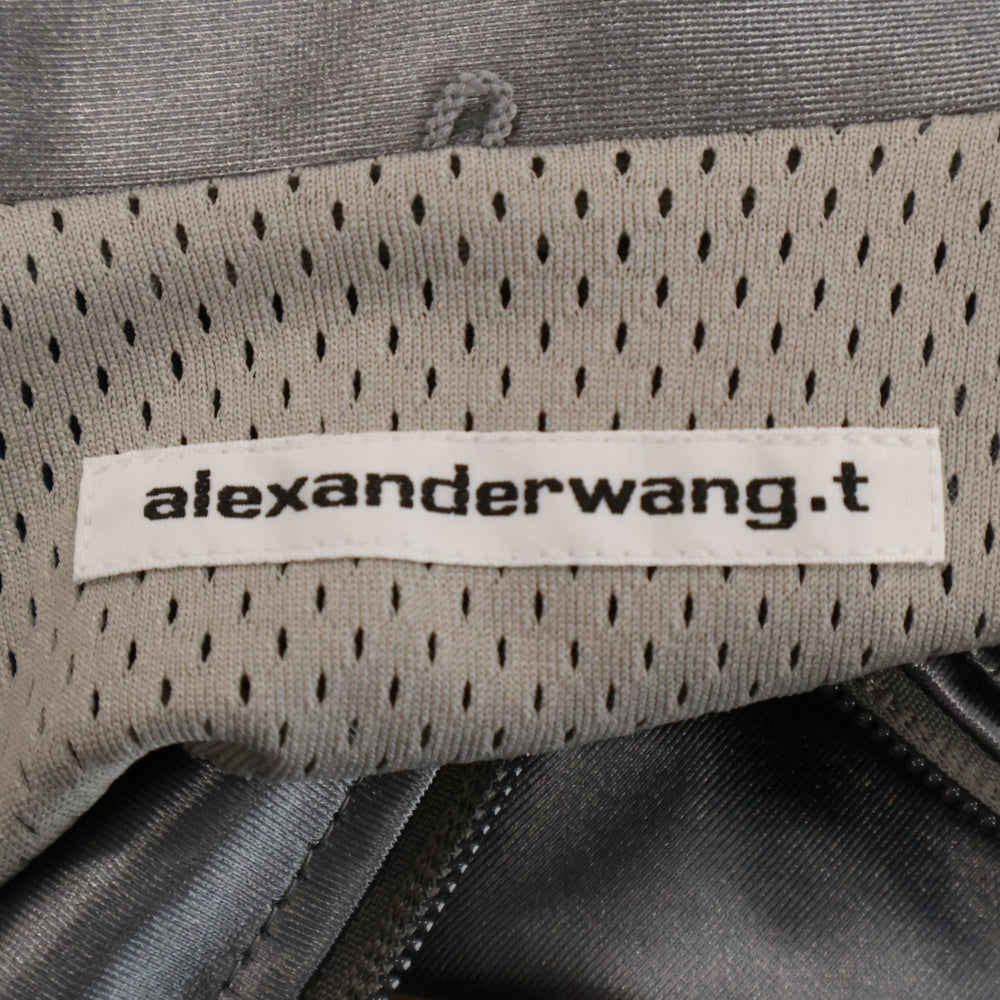 ALEXANDER WANG(アレキサンダーワン) BOMBER JACKET レディース ボンバージャケット シルバー 4CC3242090