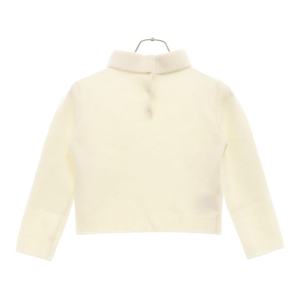 PRADA(プラダ) 25SS VIRGIN WOOL KNIT レディース 三角ロゴ タートルネック ニット ホワイト P26545 16BK