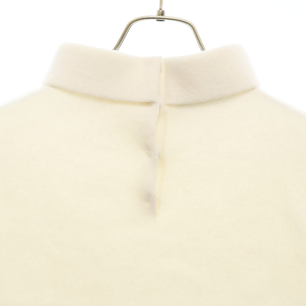 PRADA(プラダ) 25SS VIRGIN WOOL KNIT レディース 三角ロゴ タートルネック ニット ホワイト P26545 16BK