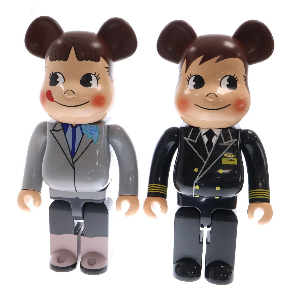 MEDICOM TOY(メディコムトイ) BE@RBRICK ANA CAPTAIN ポコちゃん & CA10代目 ペコちゃん 1000% 2体セット 人形 マルチカラー