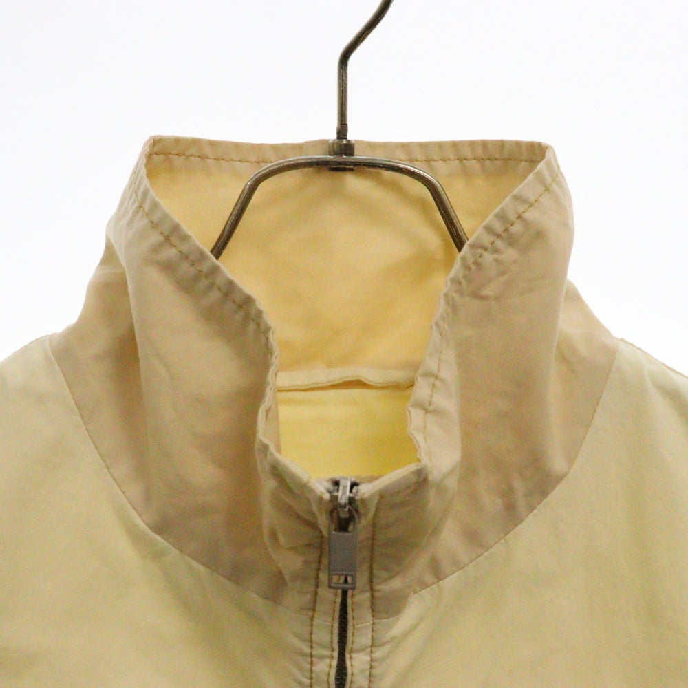 JIL SANDER +(ジルサンダープラス) ZIP SLEEVE PANELLED WINDBREAKER ウィンドブレーカージャケット イエロー