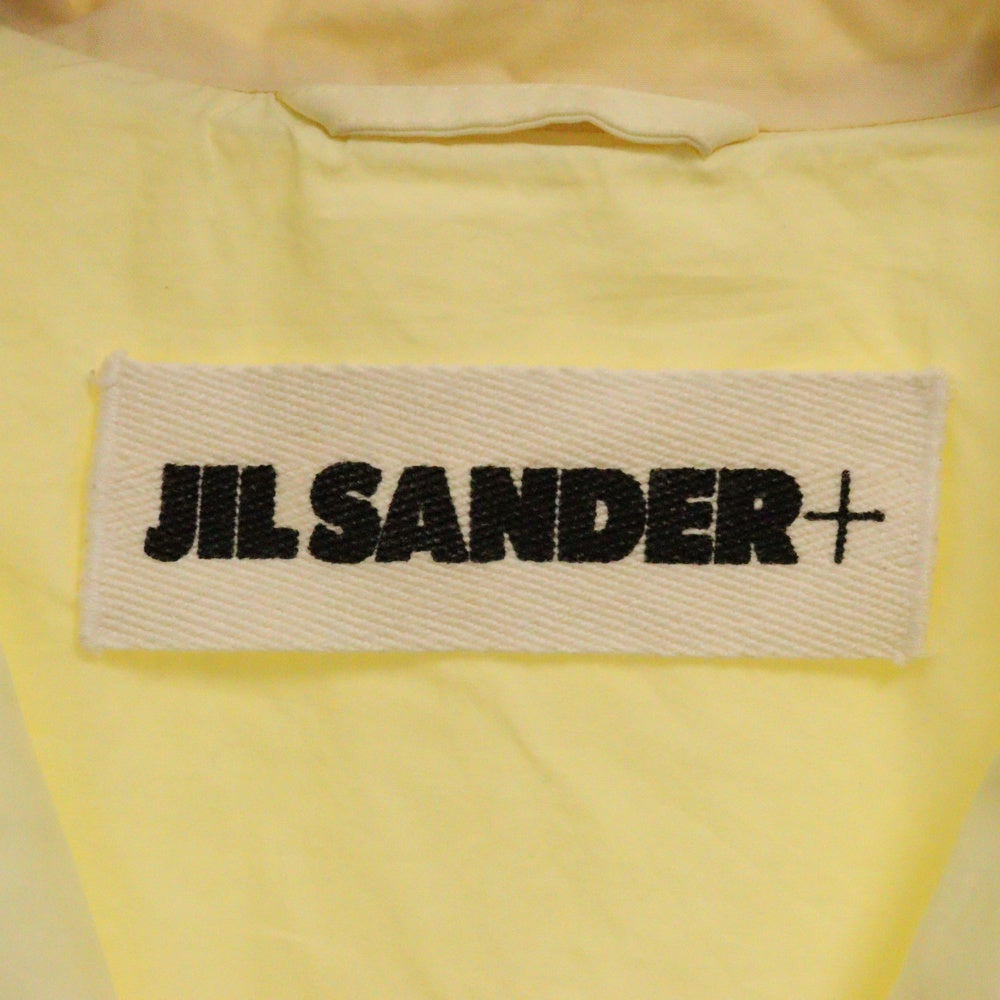 JIL SANDER +(ジルサンダープラス) ZIP SLEEVE PANELLED WINDBREAKER ウィンドブレーカージャケット イエロー