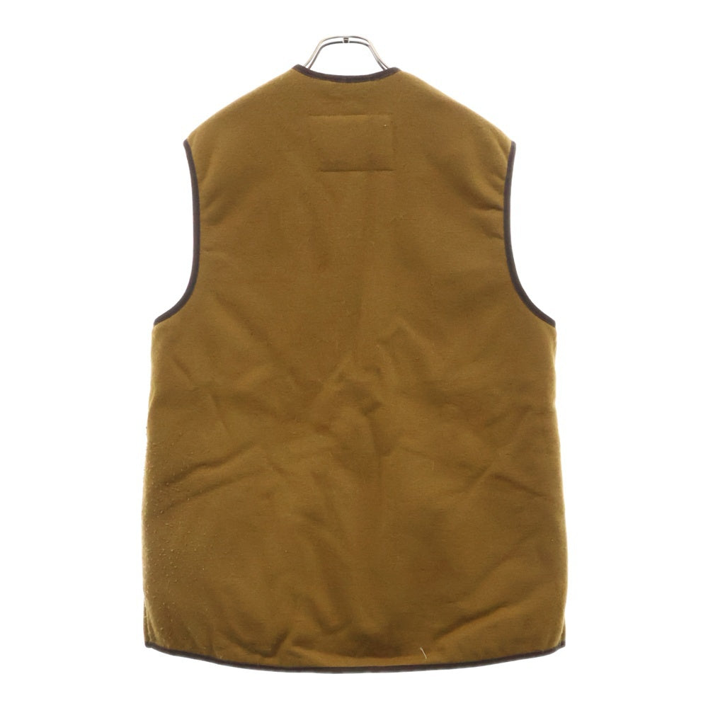 Barbour(バブアー) WARM PILE WAISTCOAT ZIP LINER リバーシブル ライナー ベスト ブラウン MLI0004