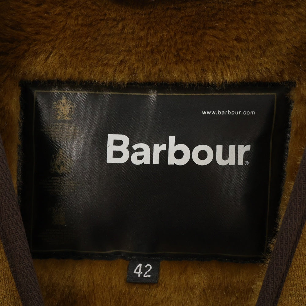 Barbour(バブアー) WARM PILE WAISTCOAT ZIP LINER リバーシブル ライナー ベスト ブラウン MLI0004