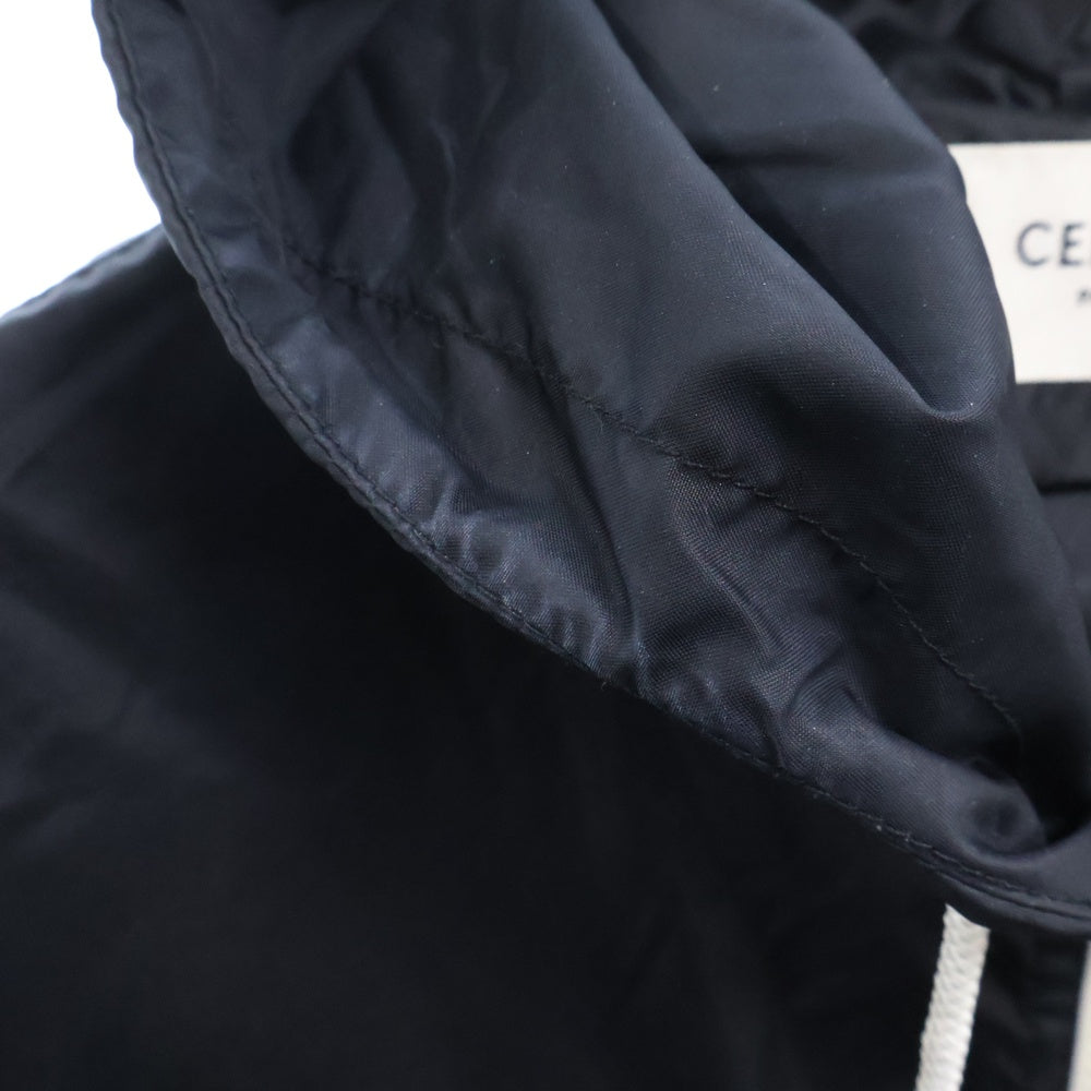 CELINE(セリーヌ) 22SS WINDBREAKER ウインドブレーカー ナイロン ジャケット ブラック 2W531495M