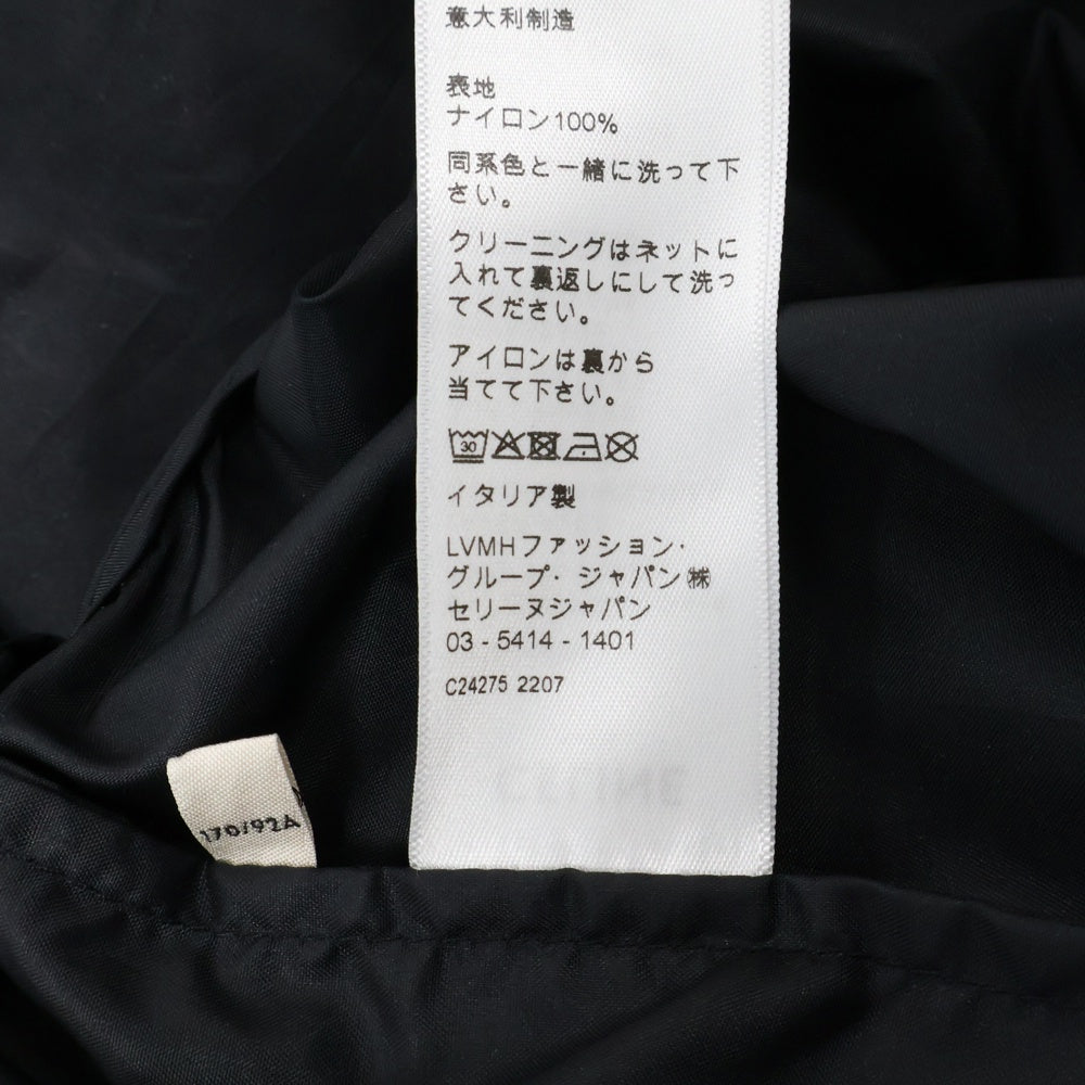 CELINE(セリーヌ) 22SS WINDBREAKER ウインドブレーカー ナイロン ジャケット ブラック 2W531495M