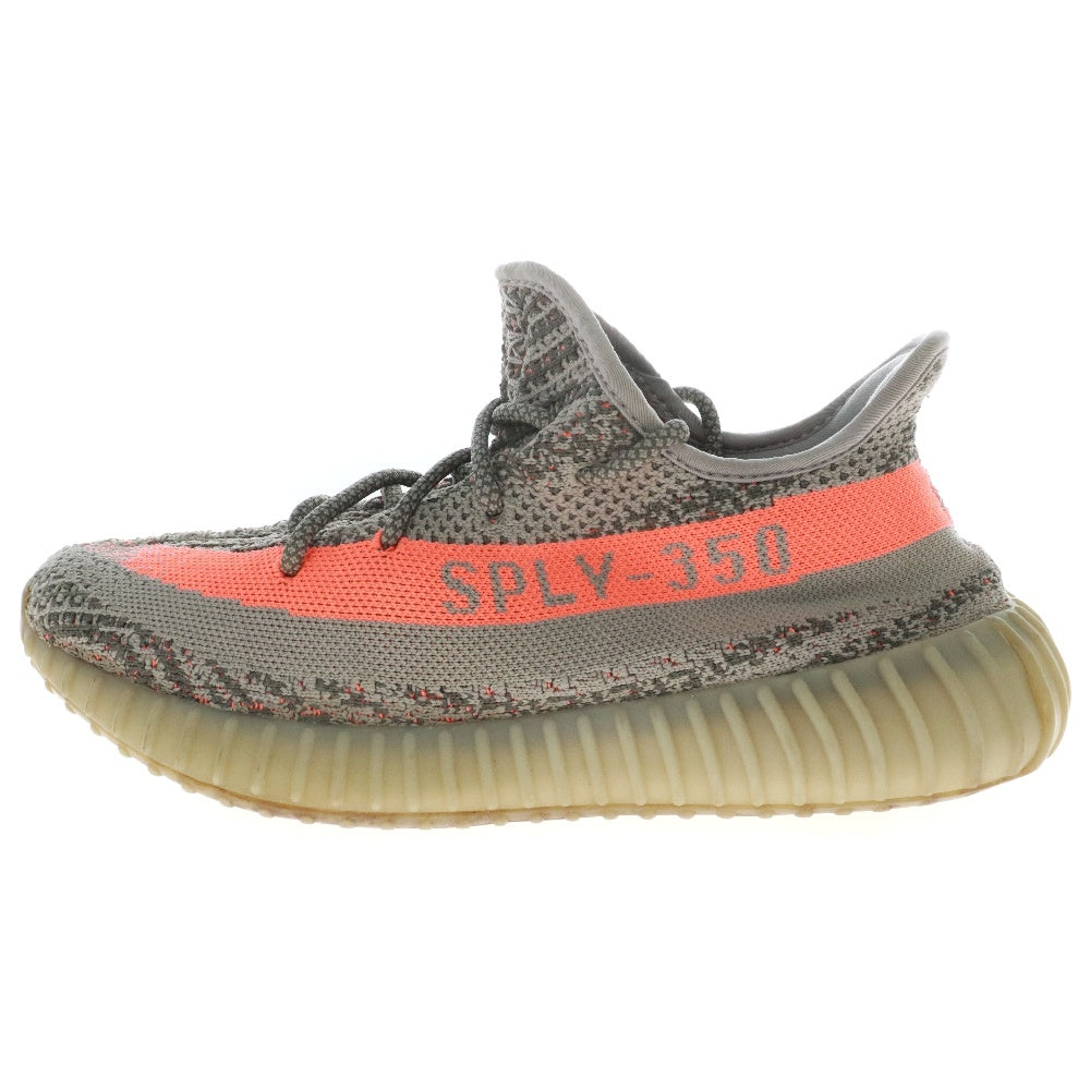 adidas(アディダス) YEEZY BOOST 350 V2 Beluga イージーブースト 350 V2 ベルーガ ローカットスニーカー グレー/オレンジ US8.5/26.5cm BB1826