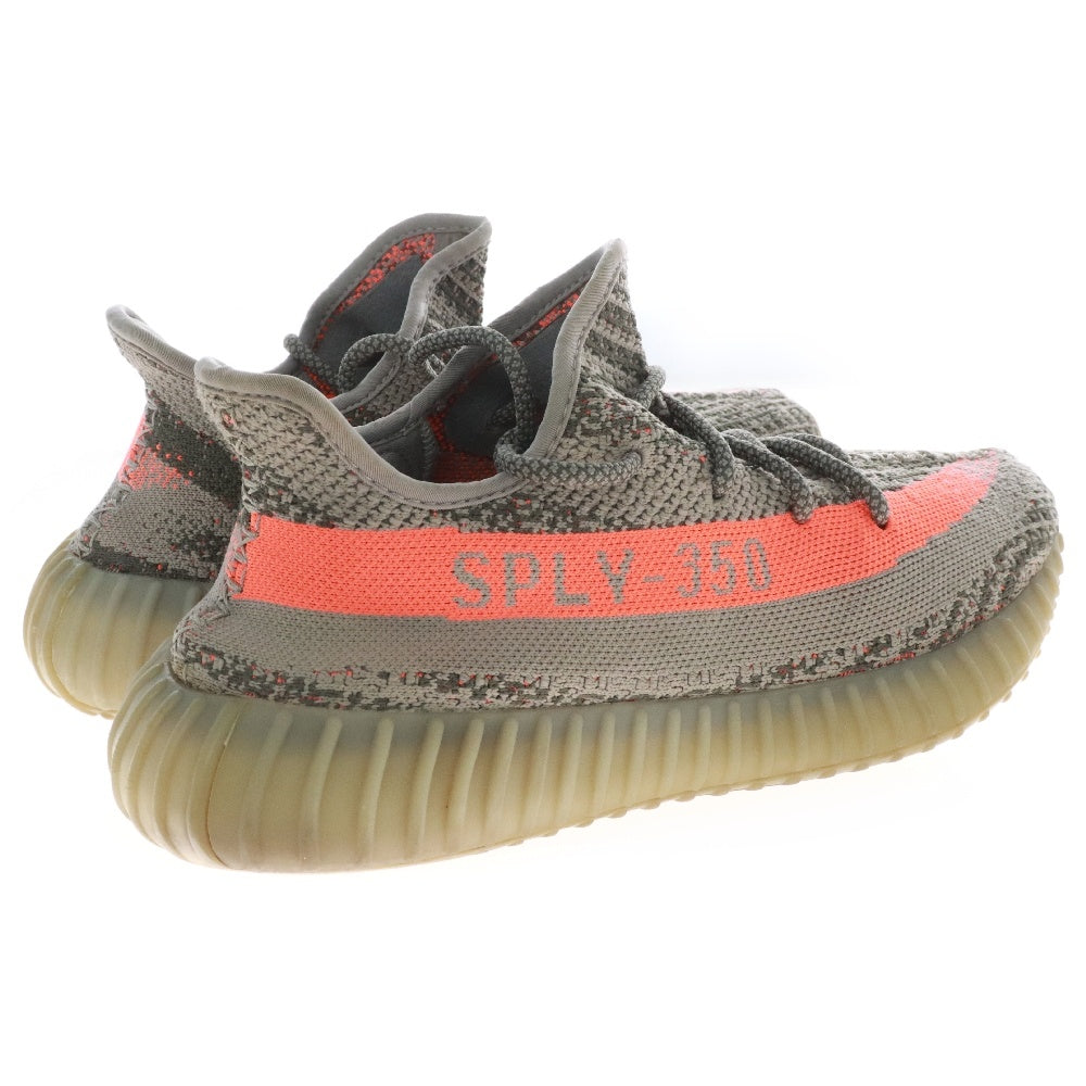 adidas(アディダス) YEEZY BOOST 350 V2 Beluga イージーブースト 350 V2 ベルーガ ローカットスニーカー グレー/オレンジ US8.5/26.5cm BB1826