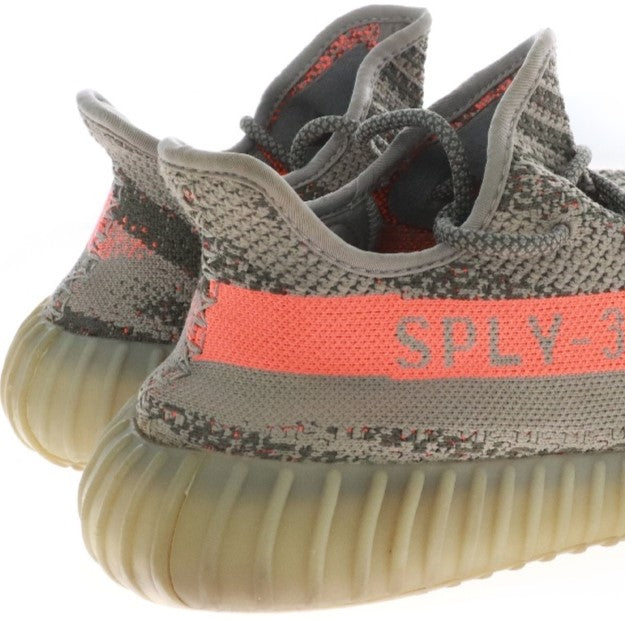 adidas(アディダス) YEEZY BOOST 350 V2 Beluga イージーブースト 350 V2 ベルーガ ローカットスニーカー グレー/オレンジ US8.5/26.5cm BB1826