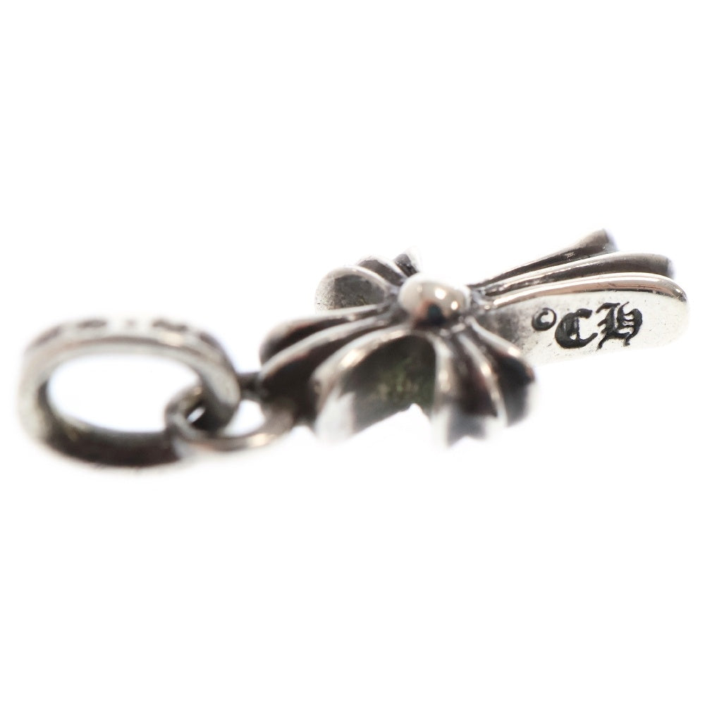 CHROME HEARTS(クロムハーツ) CRS BBYFAT P SAP ベイビーファットクロス PAVEサファイア ペンダントトップ シルバー BCA236 国内インボイス付
