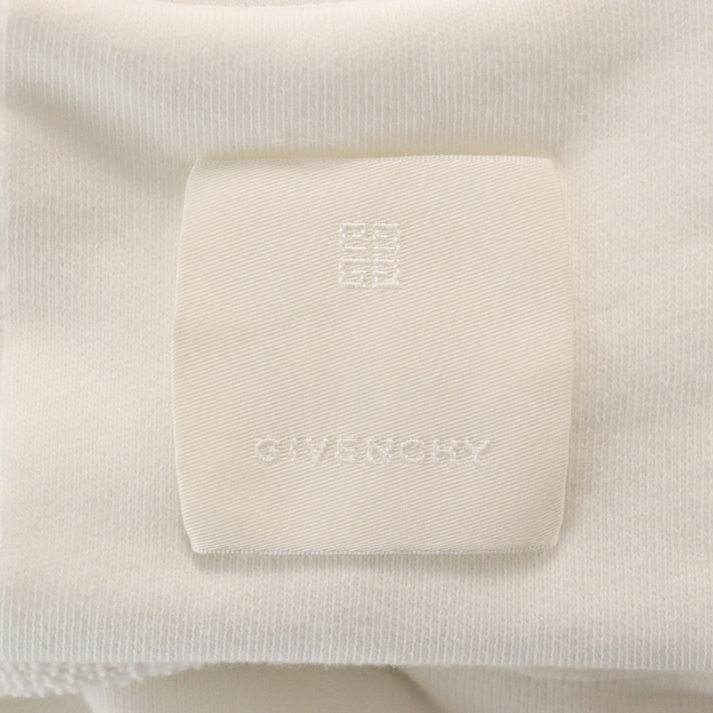 GIVENCHY(ジバンシィ) LOGO SLIM FIT ロゴプリント スリムフィット クルーネック 長袖スウェット ホワイト BMJ0HA3YAC