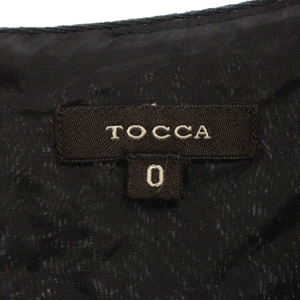 TOCCA(トッカ) コットン レディース ノースリーブ ワンピース ホワイト/ブラック
