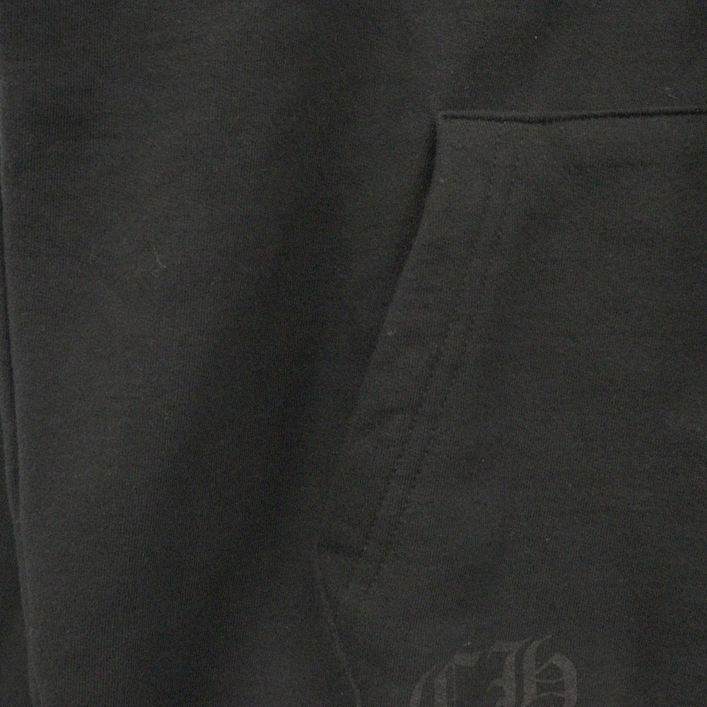 CHROME HEARTS(クロムハーツ) SWTSHRT PLVR ニューヨーク限定 ホースシューバックプリント プルオーバーパーカー ブラック/ホワイト